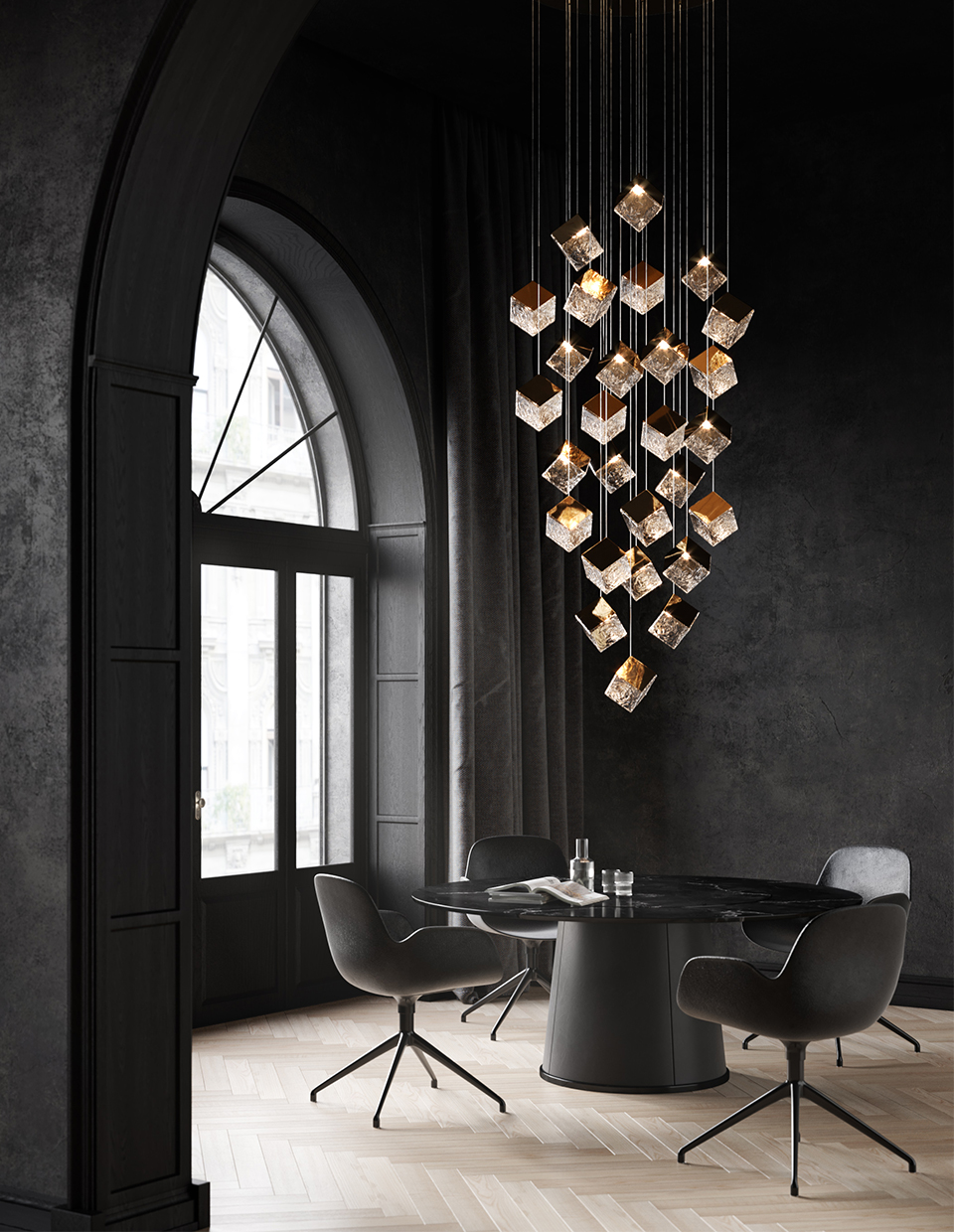 Pyrite Chandelier 6