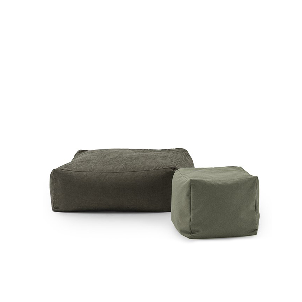 Square discount pouf chair