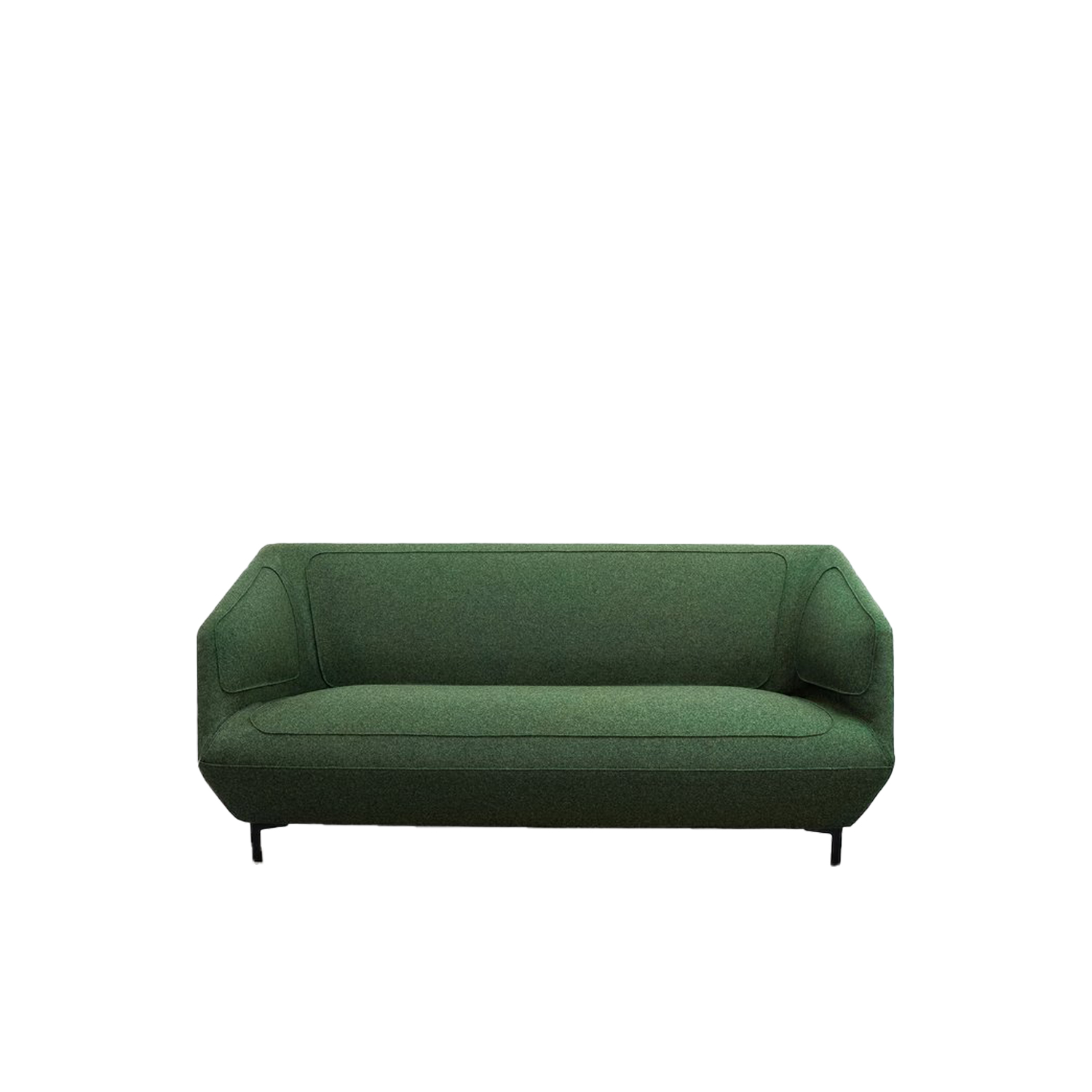 Emerald green deals two seater sofa