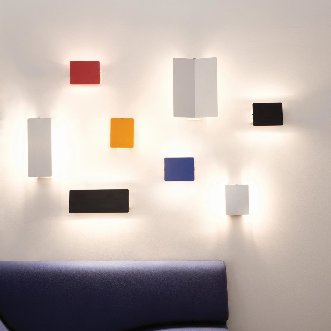 Applique À Volet Pivotant Double E14 Wall Lamp