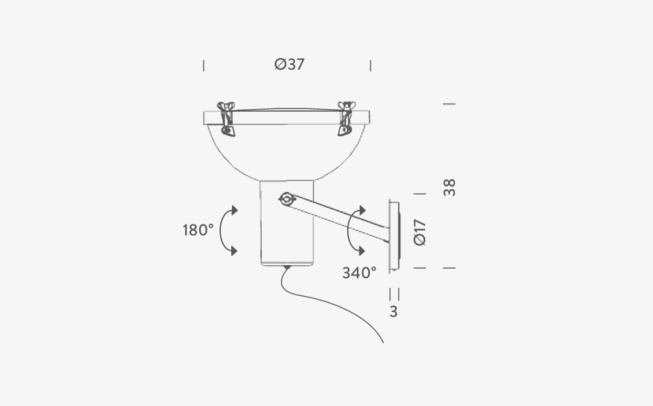 Projecteur 365 Wall Ceiling Lamp